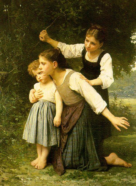 Elizabeth Gardner Bouguereau In The Woods oil painting picture